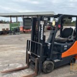 108-2007 Doosan GC15S-5 2850 lb Cushion Tire Forklift